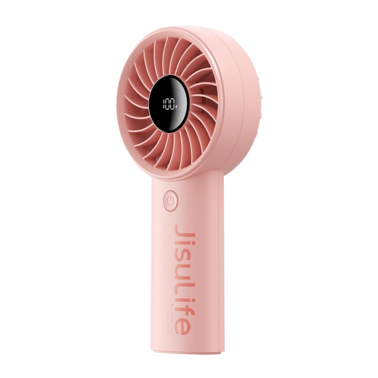 JisuLife Life4 Handheld Portable Small Rechargeable Fan, Battery Capacity: 3600mAh Pink - Electric Fans by JisuLife | Online Shopping UK | buy2fix