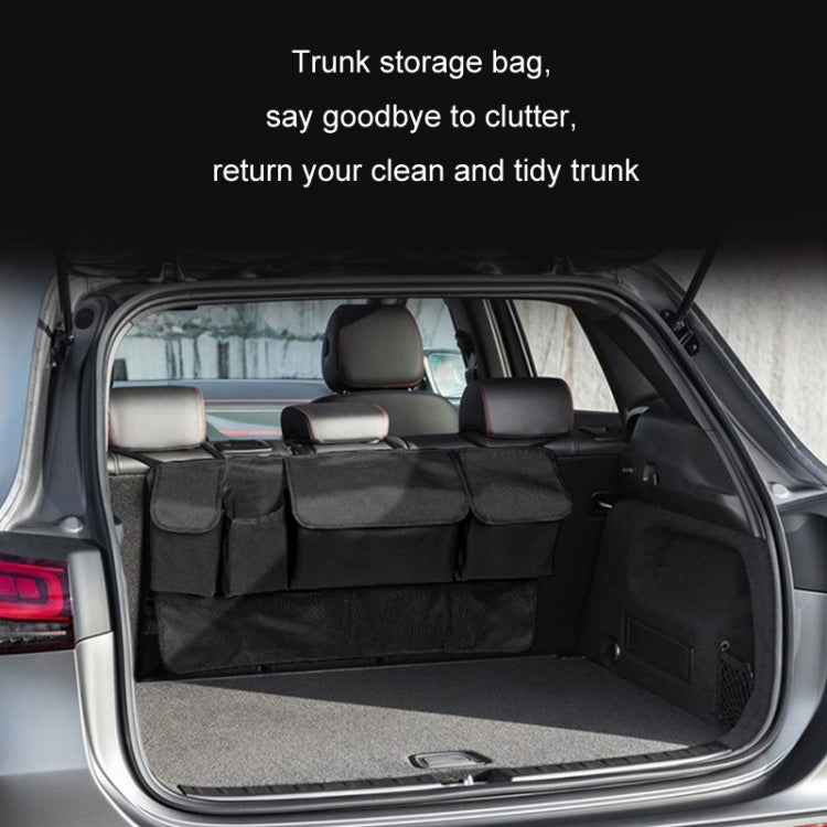 Car SUV Rear Seat Widening Organizing Storage Bag(Black) - Stowing Tidying by buy2fix | Online Shopping UK | buy2fix