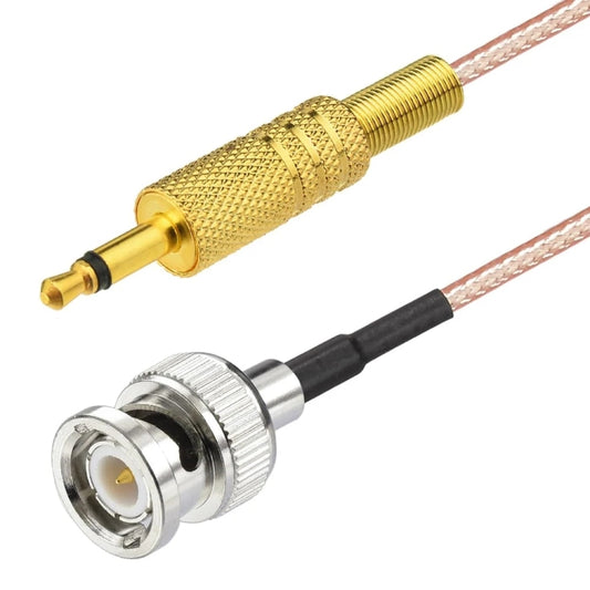 30cm BNC Male To 3.5mm Male Stereo Adapter Coaxial Power Audio RG316 Cable - Connectors by buy2fix | Online Shopping UK | buy2fix