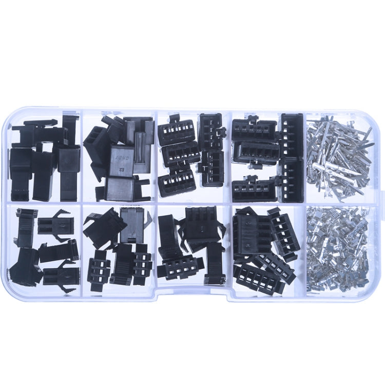 200pcs /Box JST-SM 2.54mm Pitch 2/3/4/5Pin Male/Female Header Connectors Adaptor - Terminal connectors by buy2fix | Online Shopping UK | buy2fix