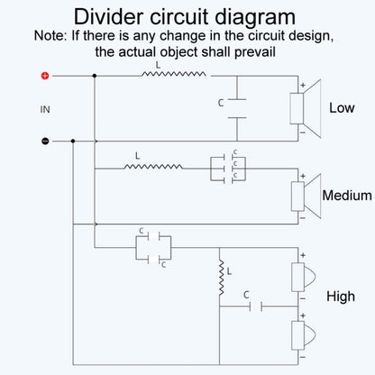 RCEDA-410 Two High One Medium One Low 4-Way Speaker Crossover Audio Modification Divider - Audio Crossover by buy2fix | Online Shopping UK | buy2fix