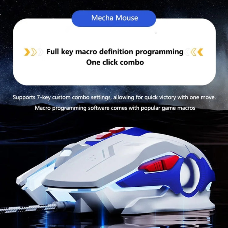 Inphic W9P Glowing Computer Gaming Wired Mouse(Sound Version) - Wired Mice by Inphic | Online Shopping UK | buy2fix