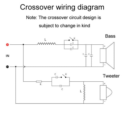 WEAH-206 High And Low 2-Way Audio Divider Bookshelf Speaker Crossover - Audio Crossover by buy2fix | Online Shopping UK | buy2fix