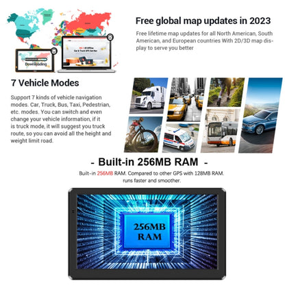 9 Inch 8G/256M Car GPS Navigator With Large Screen Capacitive Bluetooth Map, Area: Southeast Asia Map - Car MP3 & MP4 & MP5 by buy2fix | Online Shopping UK | buy2fix