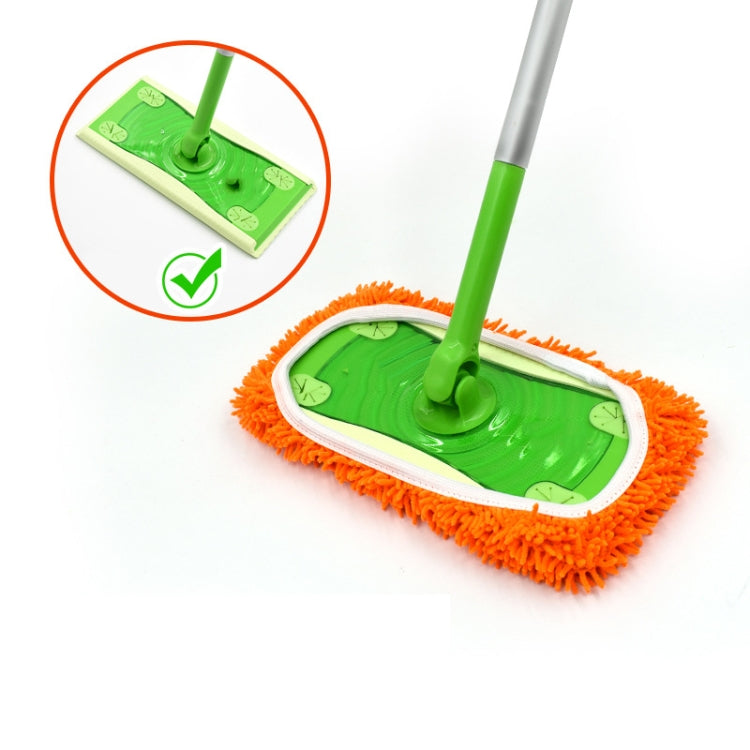 For Swiffer Sweeper and Other 10-inch Flat Mop Replacement Pads Chenille Orange - Handheld Cleaner & Mops by buy2fix | Online Shopping UK | buy2fix