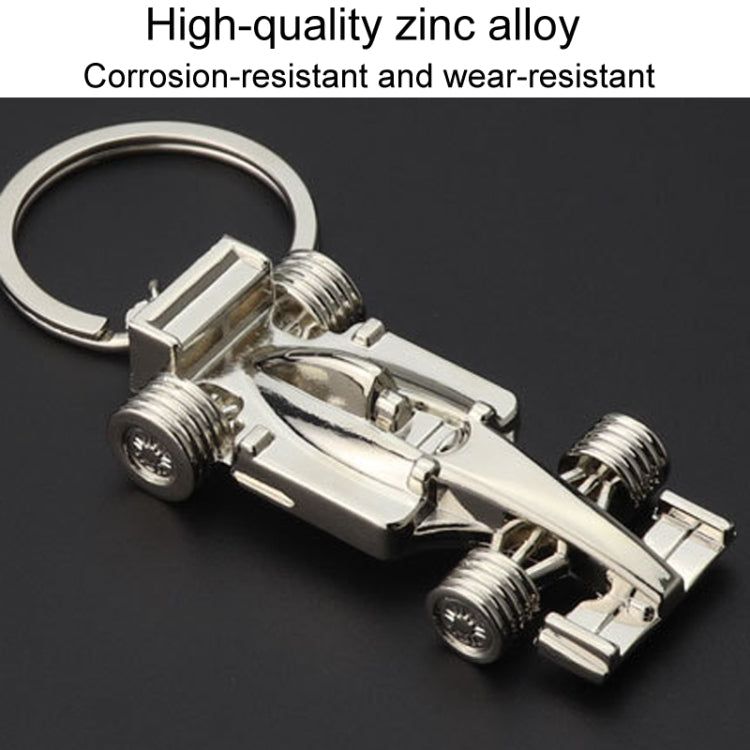 F1 Racing Car Keychain Portable Bag Decoration Pendant, Style: X-035 Hollow Black - Key Rings by buy2fix | Online Shopping UK | buy2fix