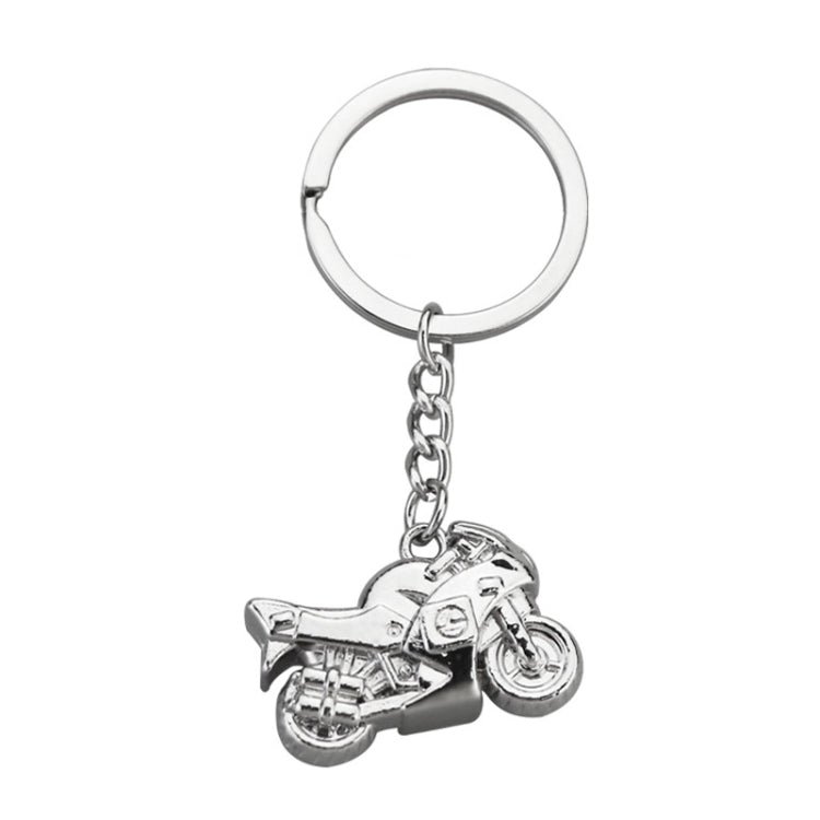 Simulation Cool Motorcycle Keychain Metal Decoration Pendant, Style: X-104 Silver - Key Rings by buy2fix | Online Shopping UK | buy2fix