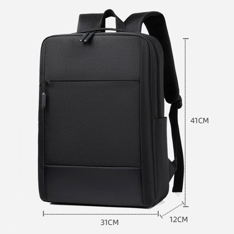 Large-capacity Travel Business Waterproof Laptop Backpack(Black) - Backpack by buy2fix | Online Shopping UK | buy2fix