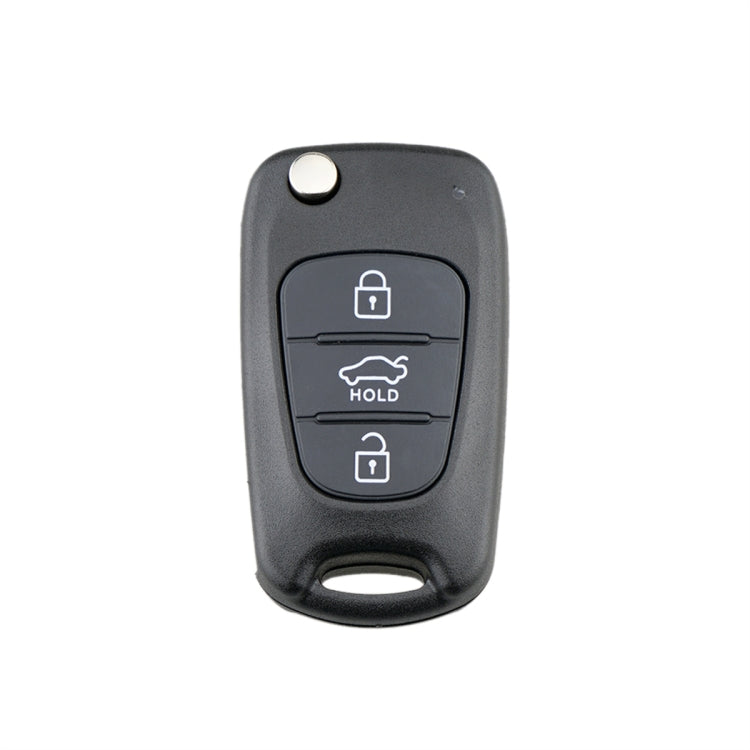 For Hyundai / Kia 3-Button Folding Car Key Shell(Sedan Hold Key) - Car Key Cases by buy2fix | Online Shopping UK | buy2fix