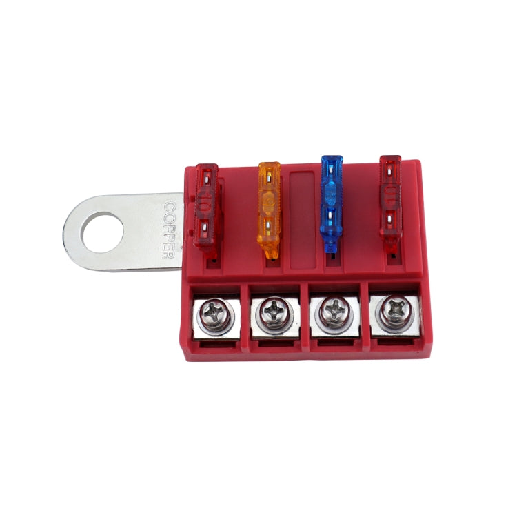 4-way RV Yacht Flame Retardant Waterproof Battery Terminal Fuse Block(Two) - Fuse by buy2fix | Online Shopping UK | buy2fix