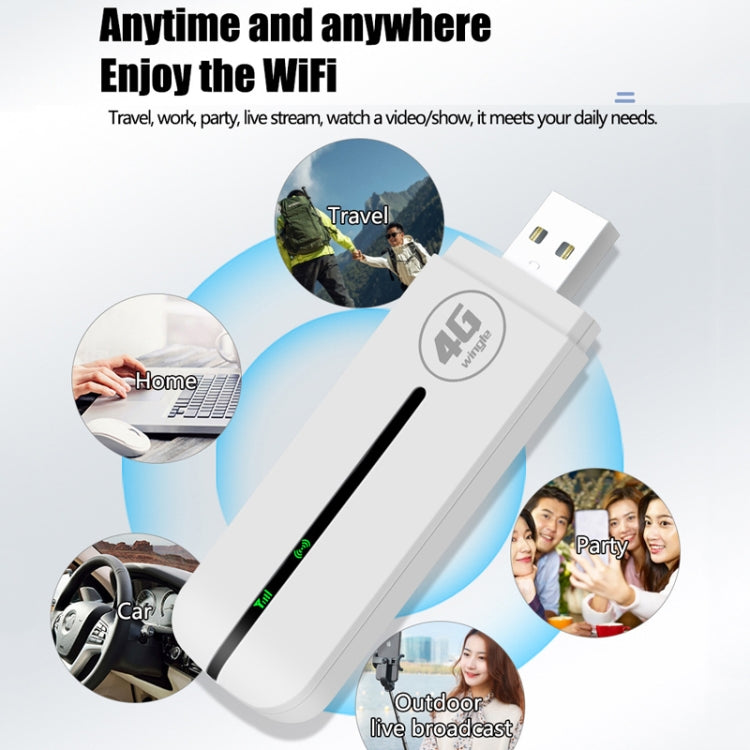 Asian Version U5-5M 4G WiFi Dongle USB Plug-In Router Mobile Hotspot - 4G Mobile Wifi by buy2fix | Online Shopping UK | buy2fix