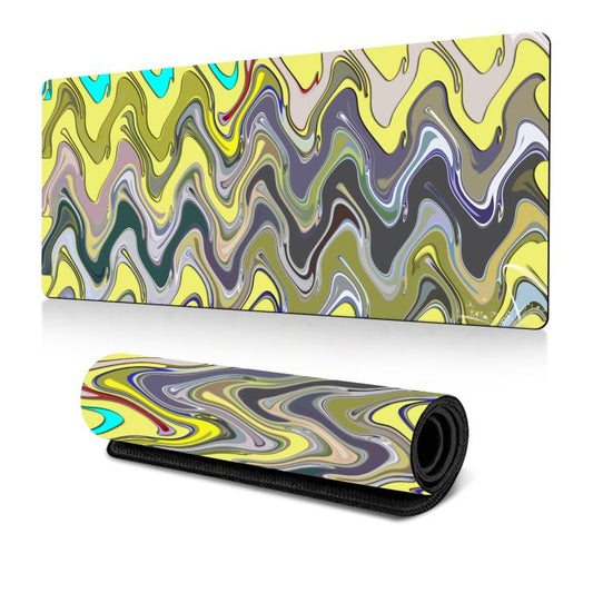 Large Abstract Mouse Pad Gamer Office Computer Desk Mat, Size: 400x900x2mm(Abstract Fluid 29) - Mouse Pads by buy2fix | Online Shopping UK | buy2fix