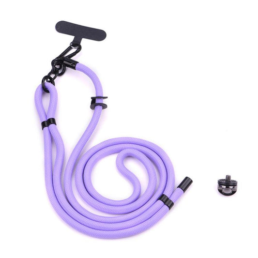 BRDRC Sport Camera Lanyard With 1/4 inch Screw Anti-Lost Crossbody Rope Accessory(Purple) - Camera Strap by BRDRC | Online Shopping UK | buy2fix