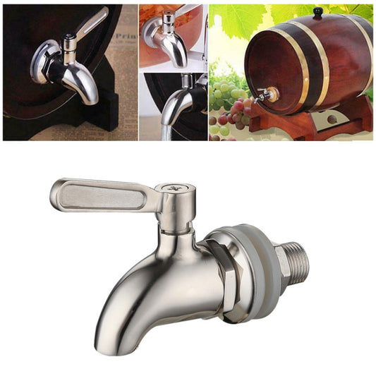 Drink Dispenser Beverage Wine Barrel Tap Spigot Stainless Steel Coffee Juice Faucet - Faucets & Accessories by buy2fix | Online Shopping UK | buy2fix