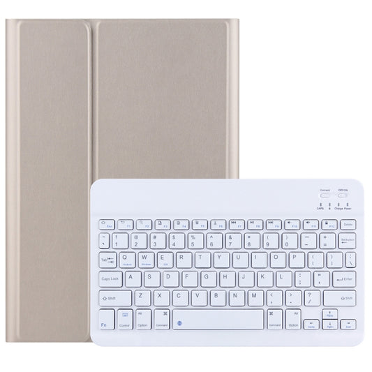 DY-P10 2 in 1 Removable Bluetooth Keyboard + Protective Leather Tablet Case with Holder for Lenovo Tab P10 10.1 inch(Gold) - Lenovo Keyboard by buy2fix | Online Shopping UK | buy2fix