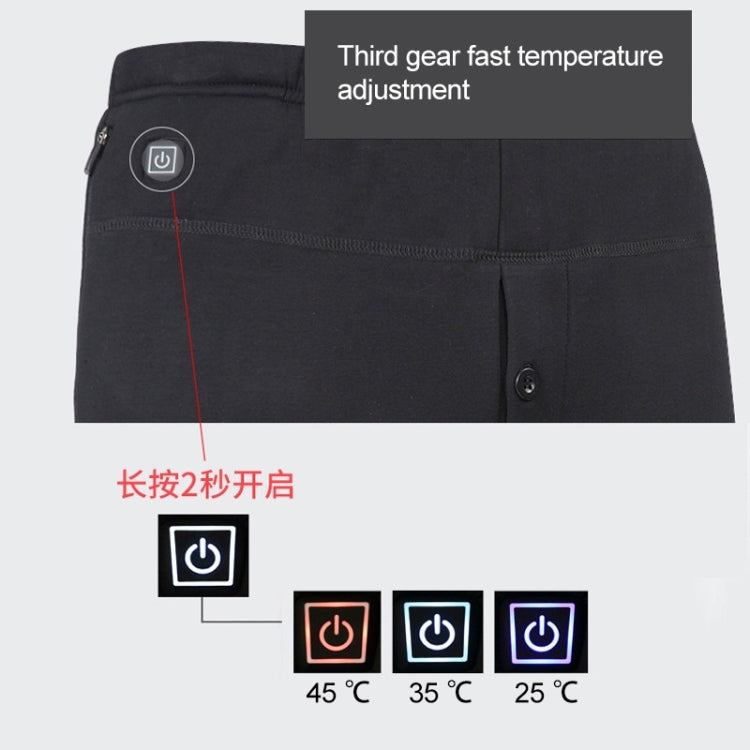 USB Secure Smart Thermostat Hair Hot Pants for Men (Color:Black Size:L) - Pants by buy2fix | Online Shopping UK | buy2fix