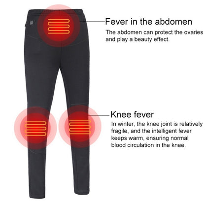 USB Secure Smart Thermostat Hair Hot Pants for Women (Color:Black Size:M) - Casual Pants by buy2fix | Online Shopping UK | buy2fix