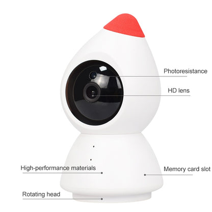 YT43 2 Million Pixels HD Wireless Indoor Home Little Red Riding Hood Camera, Support Motion Detection & Infrared Night Vision & Micro SD Card(AU Plug) - Security by buy2fix | Online Shopping UK | buy2fix