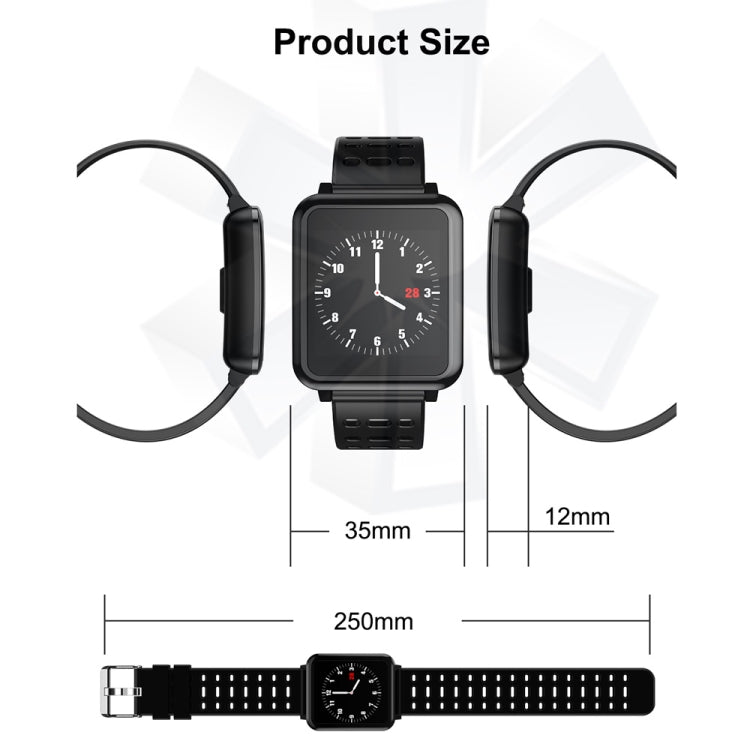 T2 1.3 inches TFT IPS Color Screen Smart Bracelet IP67 Waterproof, Support Call Reminder /Heart Rate Monitoring /Sleep Monitoring /Sedentary Reminder /Blood Pressure Monitoring /Blood Oxygen Monitoring (Green) - Smart Wear by buy2fix | Online Shopping UK | buy2fix