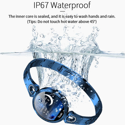 AK15 Fashion Smart Female Bracelet, 1.08 inch Color LCD Screen, IP67 Waterproof, Support Heart Rate Monitoring / Sleep Monitoring / Remote Photography (Silver) - Smart Wear by buy2fix | Online Shopping UK | buy2fix