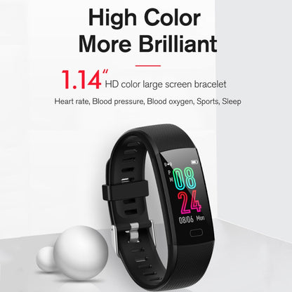 Y10 0.96 inch TFT Color Screen Smart Bracelet, Support Call Reminder/ Heart Rate Monitoring /Blood Pressure Monitoring/ Sleep Monitoring/Blood Oxygen Monitoring(Red) - Smart Wear by buy2fix | Online Shopping UK | buy2fix