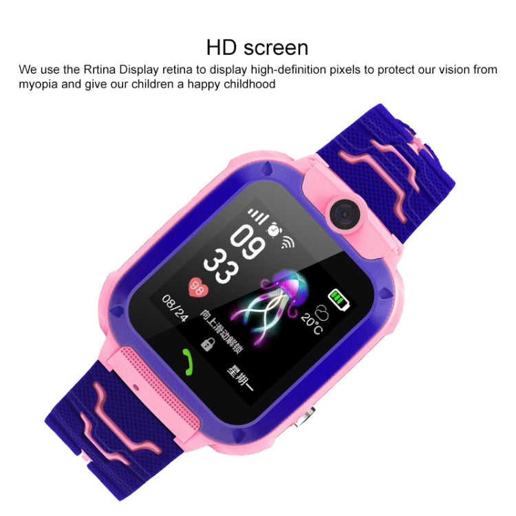 Q120 1.44 inch Color Screen Smartwatch for Children IP67 Waterproof, Support LBS Positioning / Two-way Dialing / One-key First-aid / Voice Monitoring / Setracker APP(Blue) - Smart Wear by buy2fix | Online Shopping UK | buy2fix