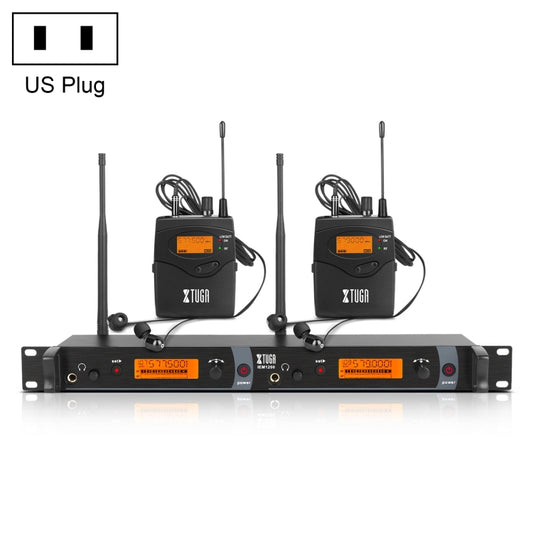IEM1200 Wireless Transmitter 2 Bodypack Stage Singer In-Ear Monitor System(US Plug) - Consumer Electronics by buy2fix | Online Shopping UK | buy2fix