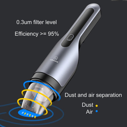 USAMS US-ZB108-1 Car Portable Handheld Powerful Vacuum Cleaner(Dark Gray) - Vacuum Cleaner by USAMS | Online Shopping UK | buy2fix