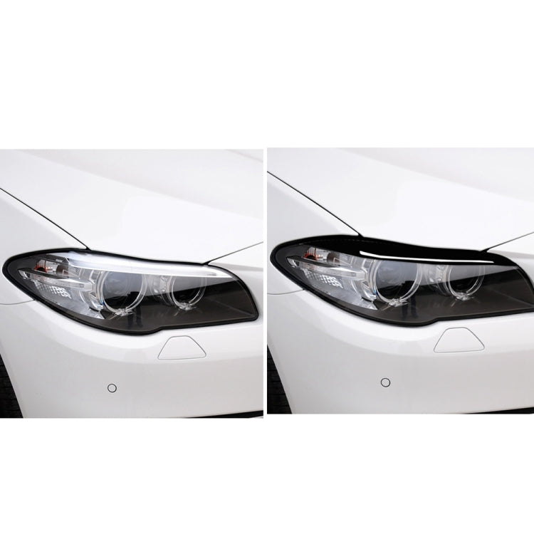 For BMW 5 Series F10 2014-2016 Car Lamp Eyebrow Decorative Sticker,Left and Right Drive Universal - In Car by buy2fix | Online Shopping UK | buy2fix