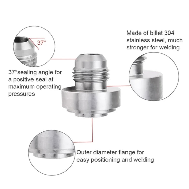 AN3 Car Oil Pipe Joint Breathable Pot Connector - In Car by buy2fix | Online Shopping UK | buy2fix