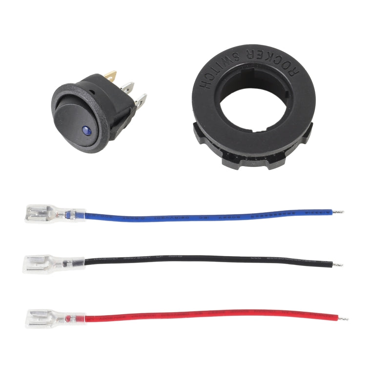 Car / Boat Modified Switch with 11cm Cable (Blue Light) - In Car by buy2fix | Online Shopping UK | buy2fix