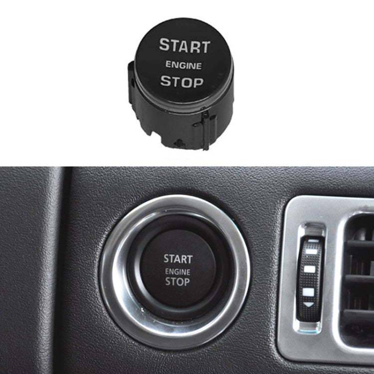 One-key Start Engine Stop Switch Button for Land Rover Range Rover / Discovery, Left Driving(Black) - Car Switches by buy2fix | Online Shopping UK | buy2fix