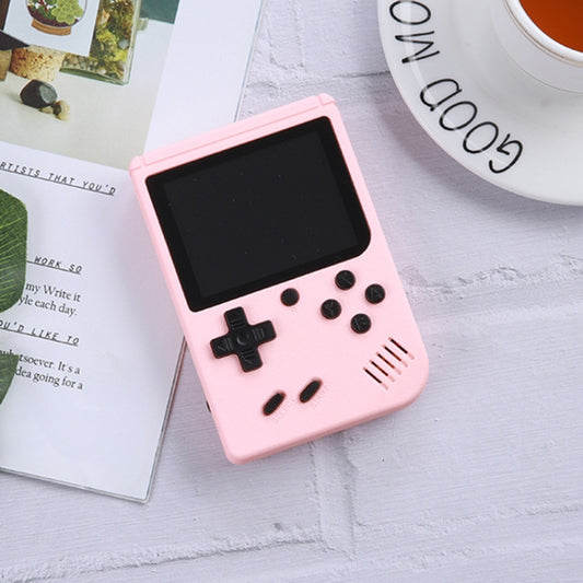 MK500 3.0 inch Macaron Mini Retro Classic Handheld Game Console for Kids Built-in 500 Games, Support AV Output(Pink) - Pocket Console by buy2fix | Online Shopping UK | buy2fix