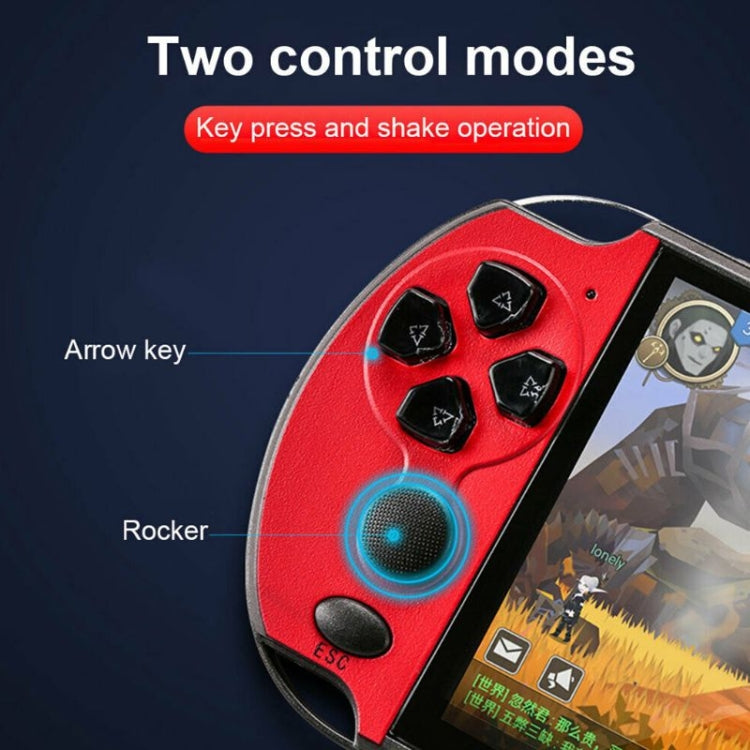 X7 Plus Retro Classic Games Handheld Game Console with 5.1 inch HD Screen & 8G Memory, Support MP4 / ebook(Red) - Pocket Console by buy2fix | Online Shopping UK | buy2fix