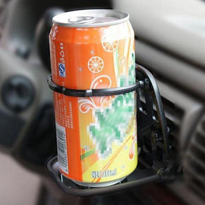 SHUNWEI SD-1010 Foldable Auto Car Air Vent Outlet Beverage Cup Drink Bottle Holder Stand Mount(Black) - Car Drink Holders by SHUNWEI | Online Shopping UK | buy2fix