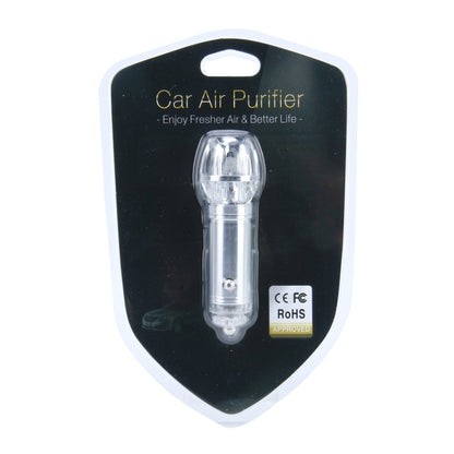 Car Cigarette Lighter Air Purifier Negative Lone Freshener Air Cleaner, Removes Pollen, Smoke, Bad Smell and Odors For Auto and Indoor(Silver) - Air Purifier by buy2fix | Online Shopping UK | buy2fix