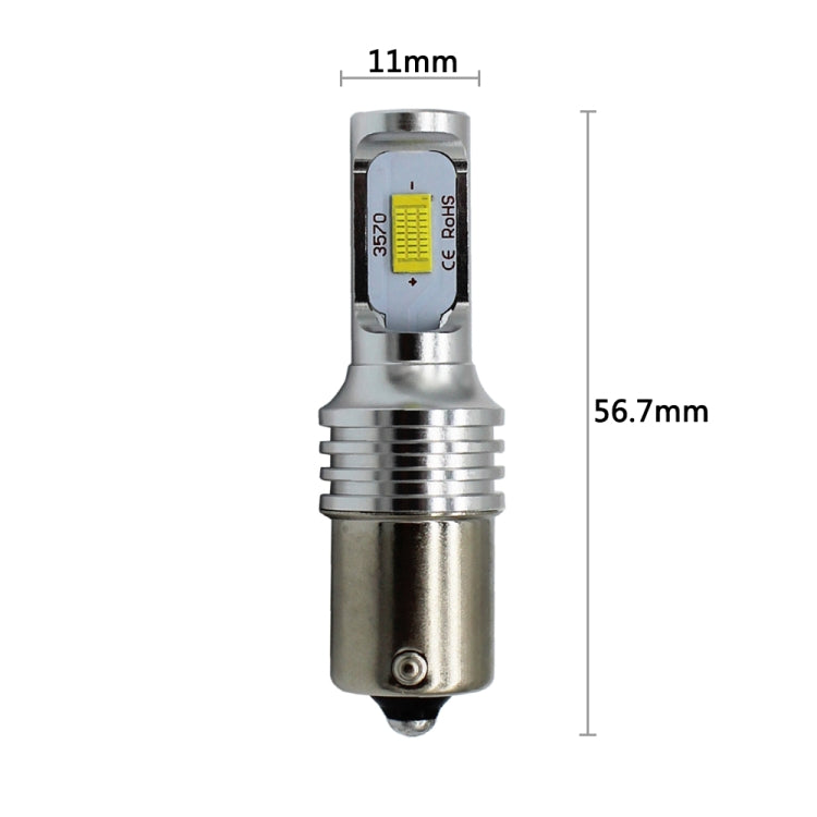 2 PCS Decode 1156/BA15S 72W LED Bulbs Light Car Auto Turn Lamp Backup Light, DC 12-24V - Arrow Turn Lights by buy2fix | Online Shopping UK | buy2fix