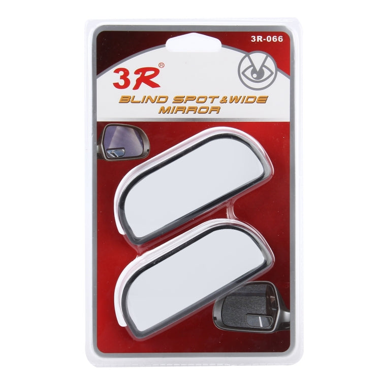 3R-066 2 PCS Car Truck Blind Spot Rear View Wide Angle Mirror Blind Spot Mirror Blind Spot and Wide Mirror, Size: 8.3*3.4cm - Convex Mirror & Accessories by 3R | Online Shopping UK | buy2fix