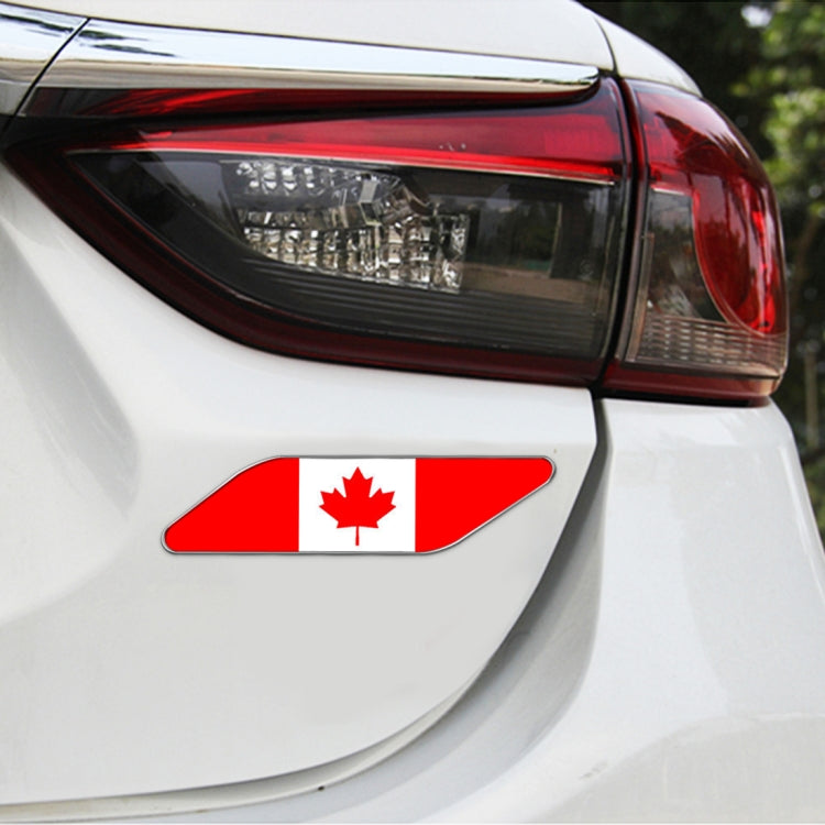 2 PCS Canadian Flag Pattern Car-Styling Sticker Random Decorative Sticker - Decorative Sticker by buy2fix | Online Shopping UK | buy2fix