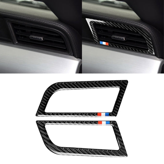 2 PCS Car USA Color Carbon Fiber Side Air Outlet Decorative Sticker for Ford Mustang 2015-2017 - Car Interior Mouldings by buy2fix | Online Shopping UK | buy2fix