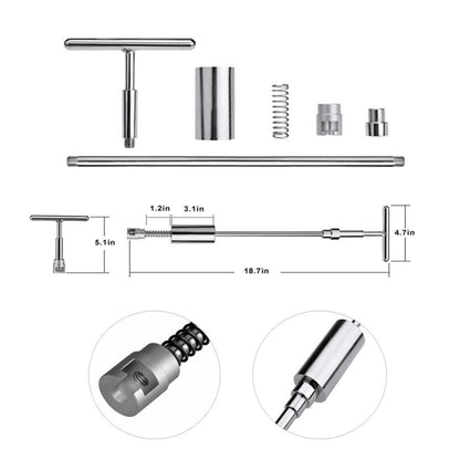 Auto Repair Body Tool Kit PDR Dent Paintless Repair Tools Dent Puller Slide Hammer Reverse Hammer Aluminum Suction Cups for Dent - In Car by buy2fix | Online Shopping UK | buy2fix