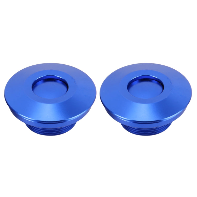2 PCS Racing Car Cover Lock Aluminum Alloy Car Modification Oil Cap Modified Engine Cover Lock Racing Front Cover Lock(Blue) - In Car by buy2fix | Online Shopping UK | buy2fix