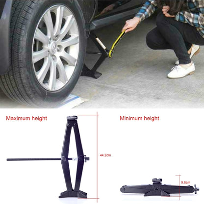 Upright ST-112C Heavy Duty Stabilizer Scissor Jack with Handle Lift Levelers 4000 Pound (2 Ton) Capacity Each - 9.8 to 44.2 CM Range - In Car by buy2fix | Online Shopping UK | buy2fix
