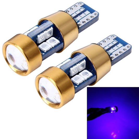 2 PCS T10 3W Error-Free Car Clearance Light with 19 SMD-3030 LED Lamp, DC 12V (Blue Light) - Clearance Lights by buy2fix | Online Shopping UK | buy2fix