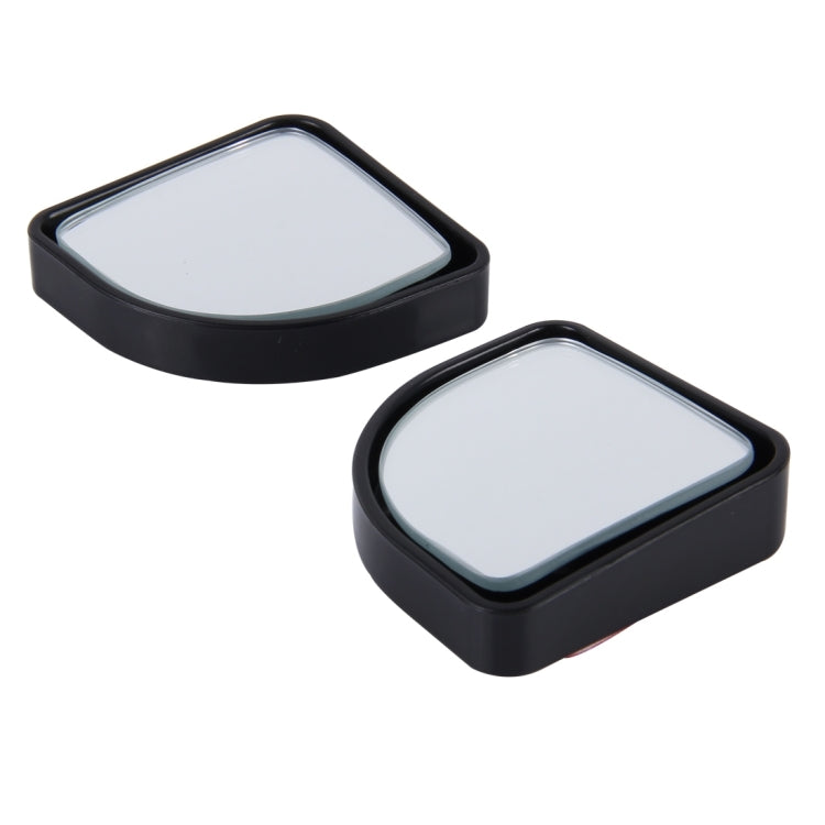 3R-015 2 PCS Car Blind Spot Rear View Wide Angle Mirror, Diameter: 5cm(Black) - Convex Mirror & Accessories by 3R | Online Shopping UK | buy2fix