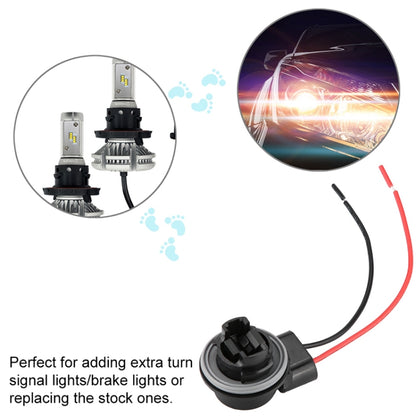 1 Pair 3156 Bulb Holder Base Female Socket with Wire - Wires by buy2fix | Online Shopping UK | buy2fix