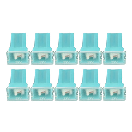 10 PCS Vehicle Car Plastic Shell Straight Female Terminal Push in Blade Cartridge PAL Fuse 20Amp 32V - In Car by buy2fix | Online Shopping UK | buy2fix