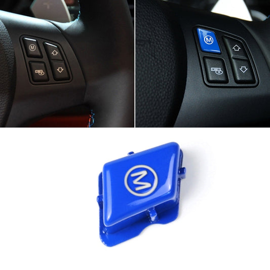 Wheel M Fashion Button Switch Trim Cover for BMW 3 series E90 E92 E93 M3 2007-2013(Blue) -  by buy2fix | Online Shopping UK | buy2fix