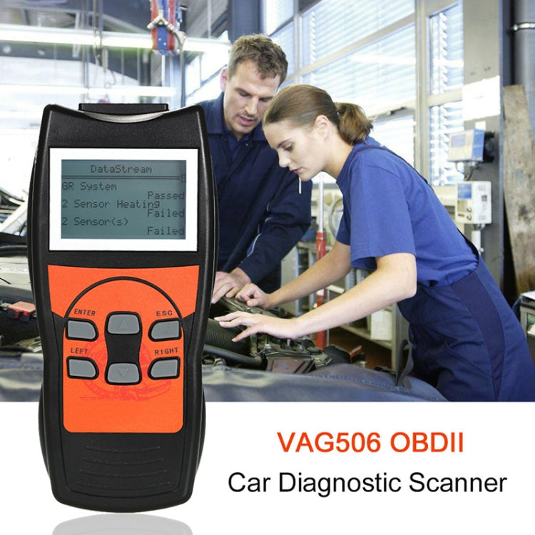 VAG506 Car Mini Code Reader OBD2 Fault Detector Diagnostic Tool - In Car by buy2fix | Online Shopping UK | buy2fix