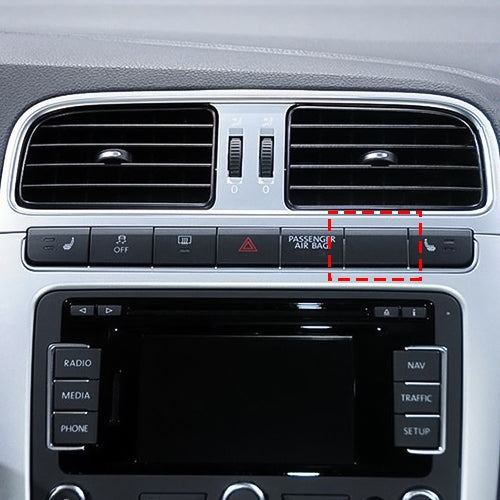 Car Center Console CD Reserved Position Modified USB Port 3.3x2.3cm for Volkswagen / Audi / Skoda - In Car by buy2fix | Online Shopping UK | buy2fix